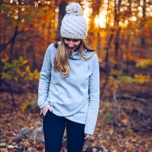 Balance Collection Gray Pullover Sweatshirt